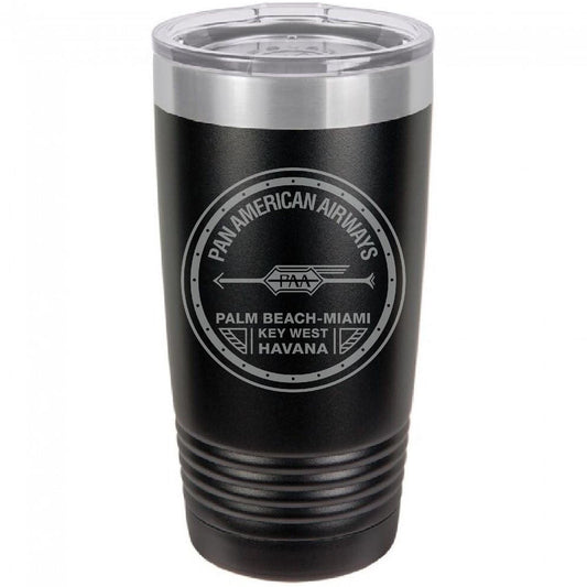 PanAm 1927 Logo 20 Ounce Black Polar Camel Tumbler (Also Available in Red, White, & Blue)