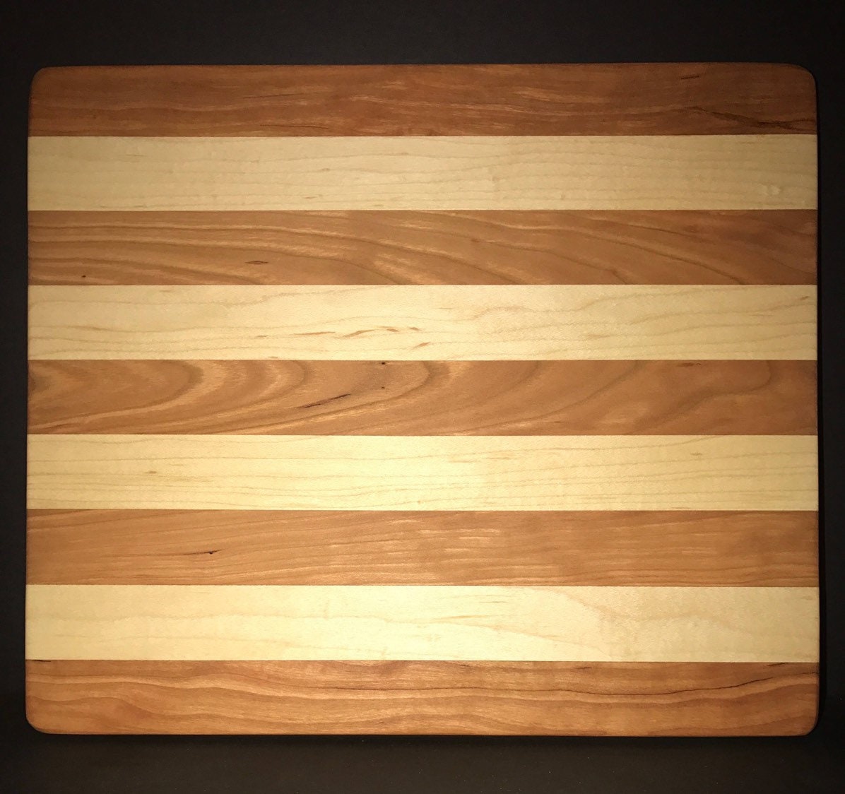Pan Am 1945 Logo 8”X10” Cutting boards Made Out Of Cherry and Maple (12”X14” & 13”X18” Also Available)