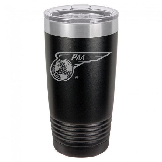 PanAm 1944 Logo 20 Ounce Black Polar Camel Tumbler (Also Available in Red, White, & Blue)
