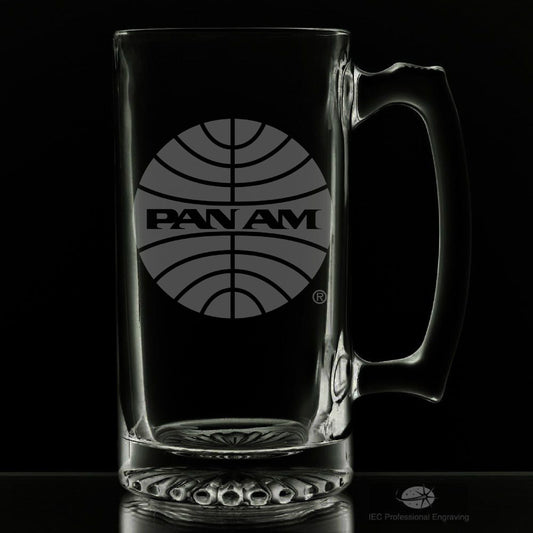 PanAm 1957 Logo Officially Licensed 25 Ounce Beer Mug (Also Available in 16oz)