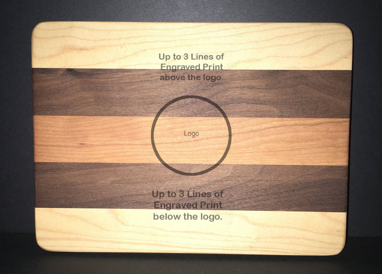 IAFF Officially Licensed 8”X10” Cuttingboards Made Out Of Cherry, Black Walnut, and Maple (12"X14" & 13”X18” Also Available)