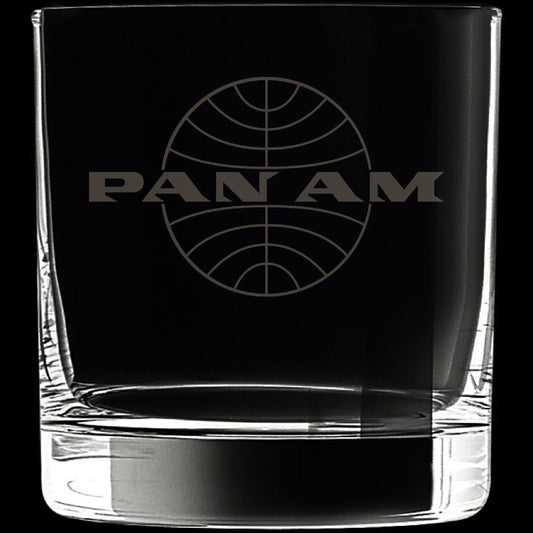 Pan Am 12 Ounce Rocks Glass